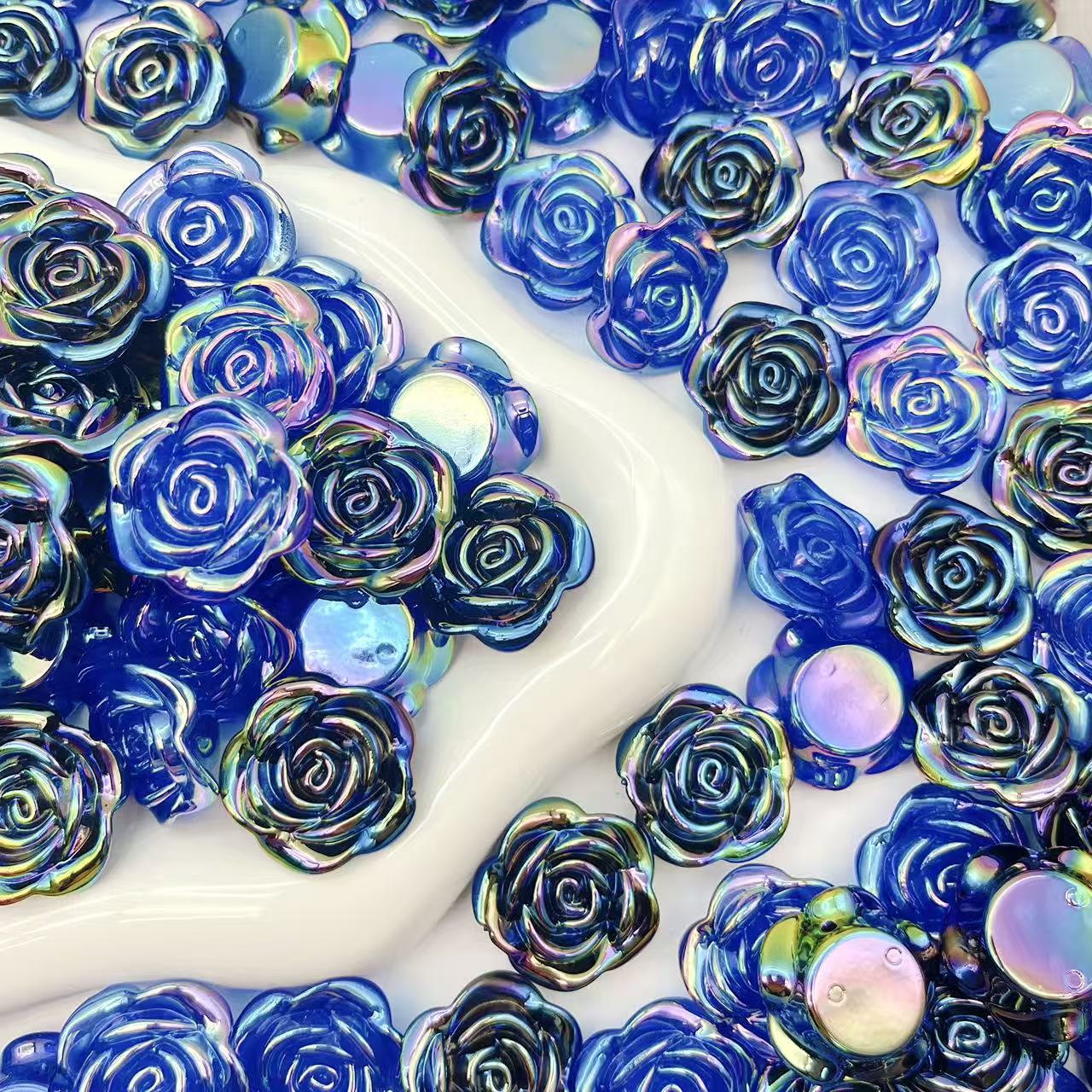 A50 深海の薔薇 アクリル 2.3センチ 穴付き