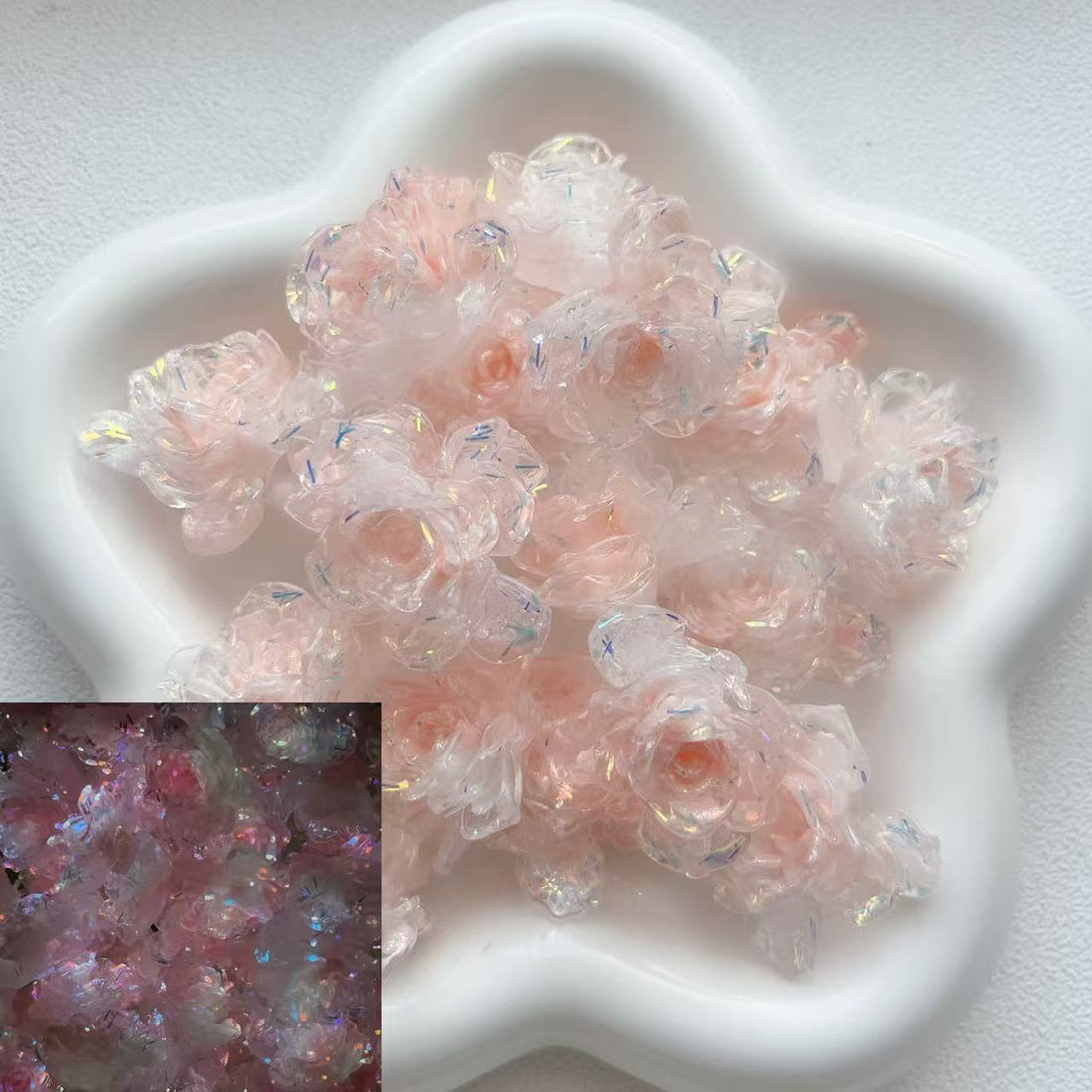【♥605】地獄の薔薇ーソフト夜光ー3色まぜ可能