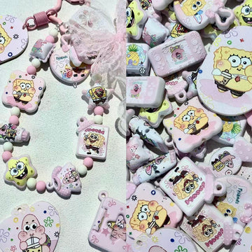 S895 スポンジのピンク茶会