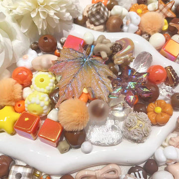 S932 秋の紅葉とトーンのウォ―ムビーズ