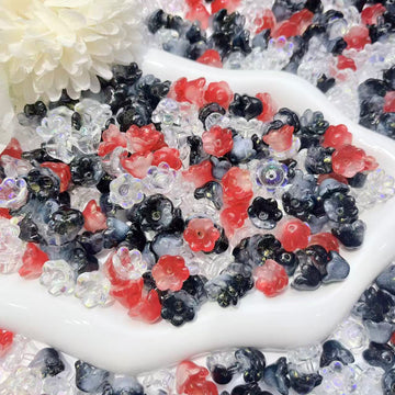 M19 紅墨の石庭、瑠璃鈴蘭、花リース