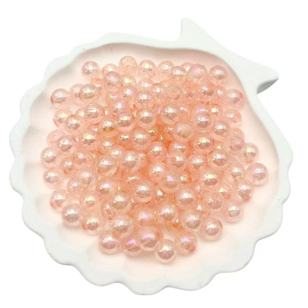 M161 ラメラメビーズ 8mm アクリルラメつき 熊ボトル入れ
