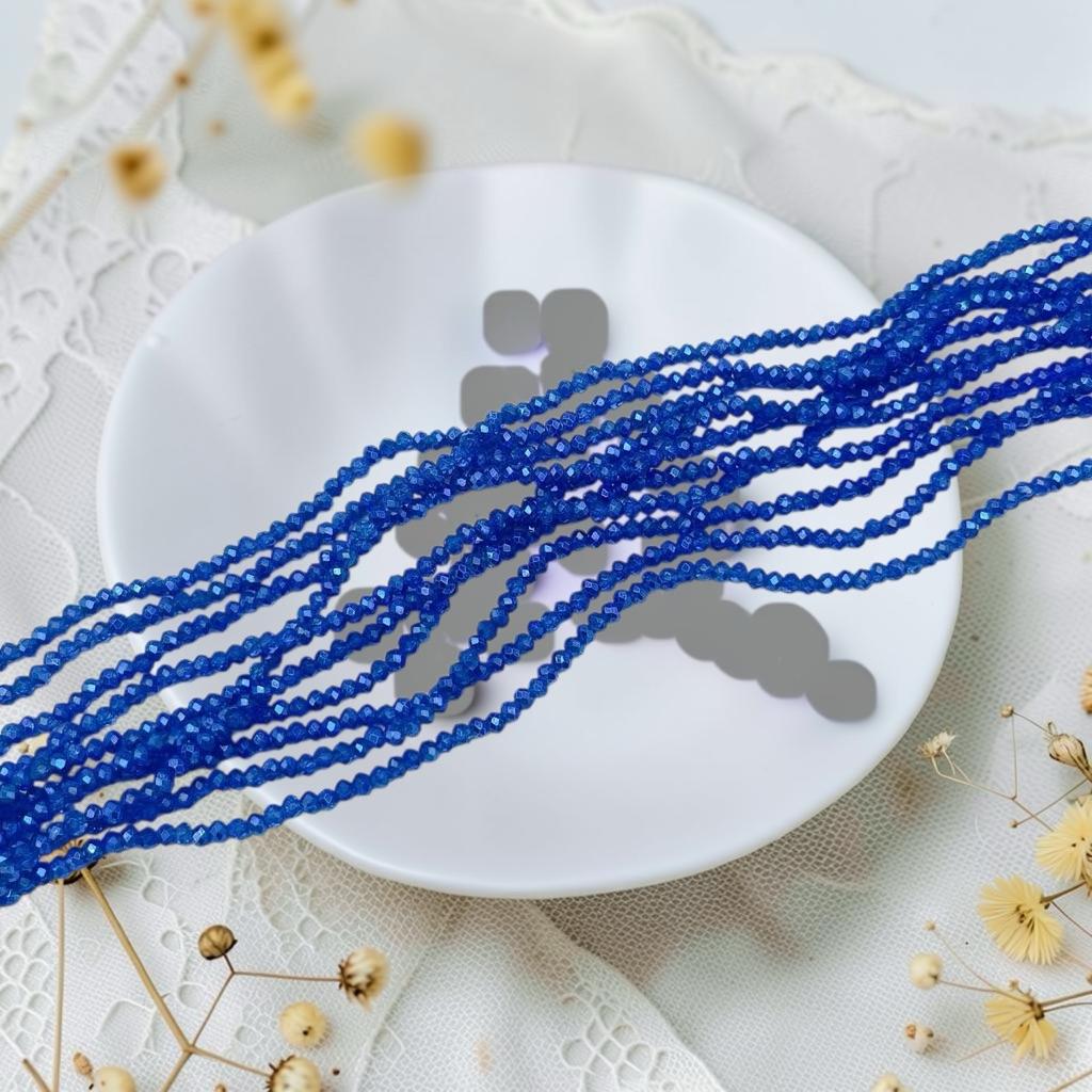 A185 ガラスチビビーズ　3mm/4mm 多面カット