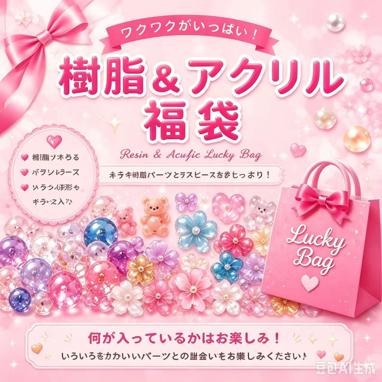 樹脂、アクリル福袋