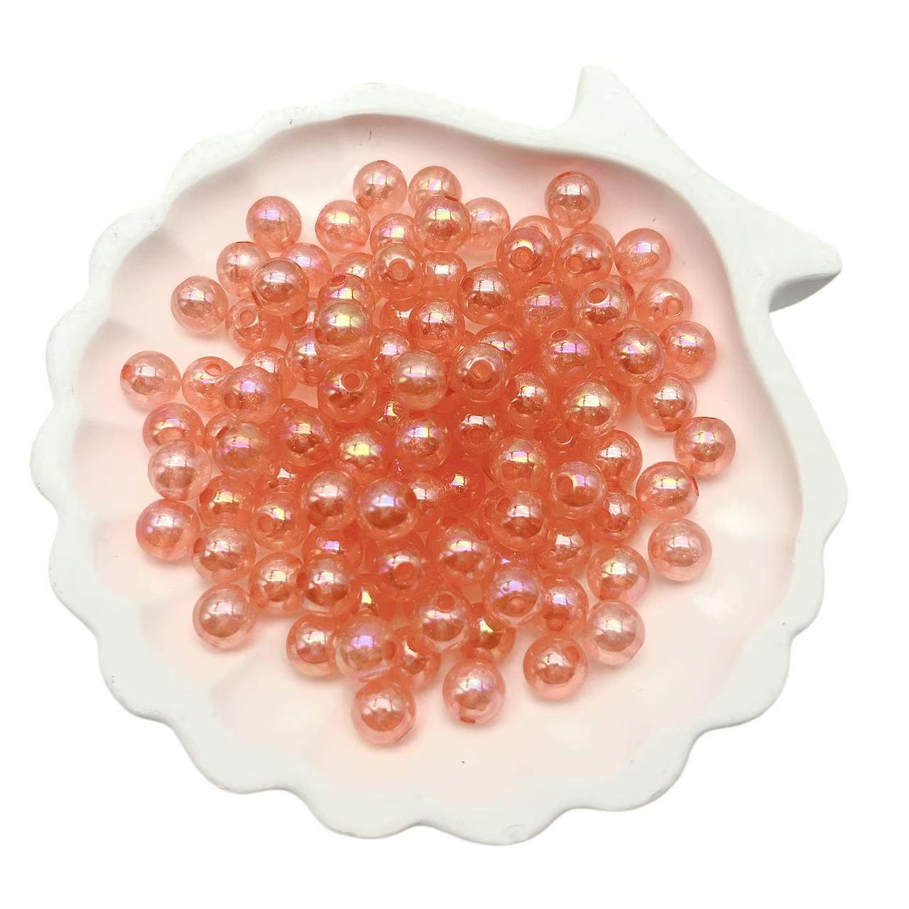 M161 ラメラメビーズ 8mm アクリルラメつき 熊ボトル入れ