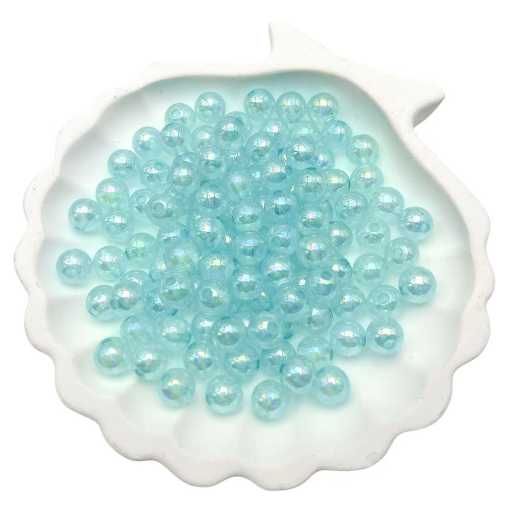 M161 ラメラメビーズ 8mm アクリルラメつき 熊ボトル入れ