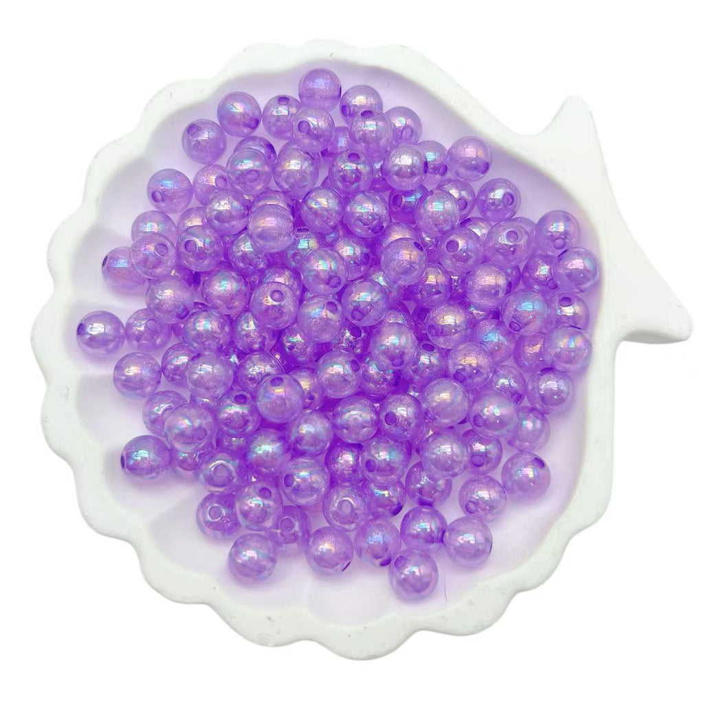 M161 ラメラメビーズ 8mm アクリルラメつき 熊ボトル入れ